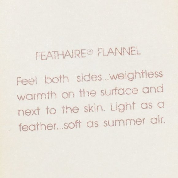 NWT Vintage Barbizon Feathaire Flannel Pink Nightgown Petite Lace Pintuck Pleat - Picture 13 of 16